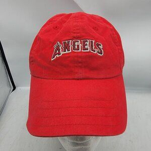 Nike Angels Red Athletic Hat Cap Casual Sports Baseball Outdoors Comfort